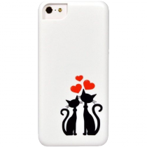 Купить Icover Cats Silhouette IP5-DEM-SL43 White (Чехол для iPhone 5/5S)