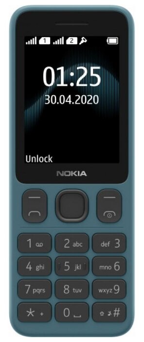 Купить Мобильный телефон Телефон Nokia 125 Dual Sim Blue