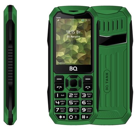 Купить Мобильный телефон BQ-2428 TANK Green