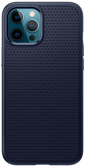 Купить Чехол Spigen Liquid Air (ACS02247) для iPhone 12 Pro Max (Navy) (1191837)