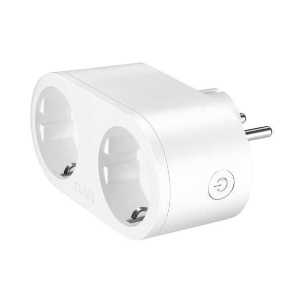 Купить ELARI Dual Smart Socket (Двойная умная розетка с голосовым/дистанционным управлением и мониторингом энергопотребления)