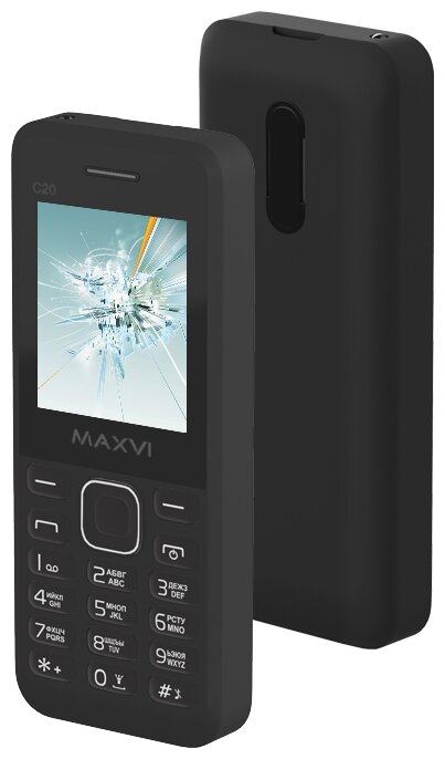 Мобильный телефон Телефон Maxvi C20 Black