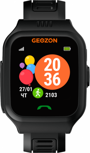 Купить Детские умные часы GEOZON ACTIVE Black