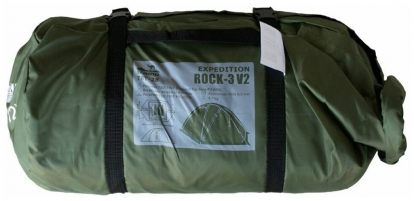 Купить Палатка Tramp Rock 3 (V2) зеленый