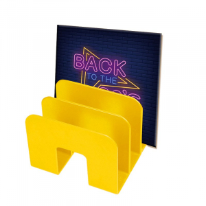 Купить Подставка для пластинок RECORD PRO желтая (пластик)