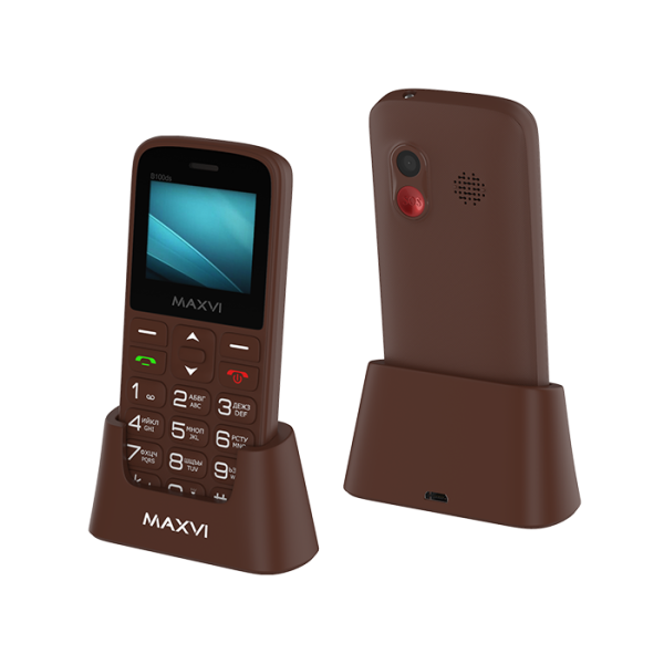 Купить Мобильный телефон Телефон Maxvi B100ds brown