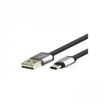 Купить Кабель USB 2.0 - microUSB, 1м, 2.4А, двухсторонний, плоский, Partner