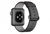 Купить Ремешок Apple Watch 38мм, из плетеного нейлона черный (MM9L2ZM/A)