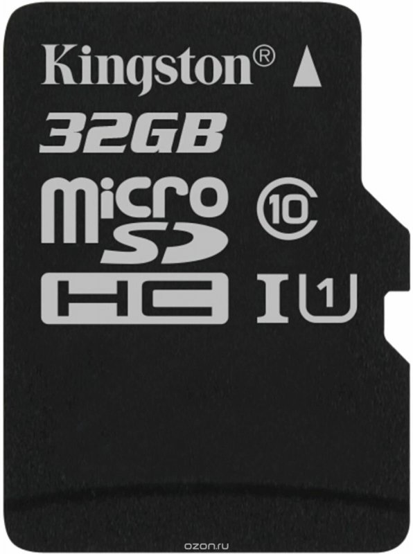 Купить Карта памяти MicroSD 32GB Kingston SDCS/32GBSP Class 10 UHS-I U1 Canvas Select (без SD адаптера) 80M