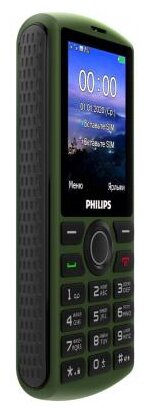Купить Телефон Philips Xenium E218, темно-зеленый