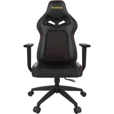 Купить Компьютерное кресло GAMDIAS HERCULES E3 black-red подсветка RGB (GM-GCHE3BR)