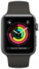Купить Apple Watch Series 3 GPS, 38mm Space Grey Aluminium Case with Black Sport Band MQKV2RU/A