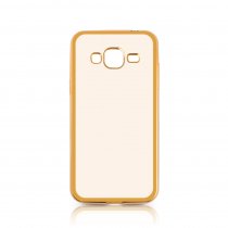 Купить Чехол DF силикон с рамкой для Samsung Galaxy J3 (2016) sCase-28 (gold)