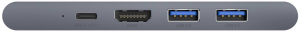 Купить USB-концентратор Baseus Thunderbolt C+Pro (CAHUB-L0G) для MacBook Pro (Deep Grey)
