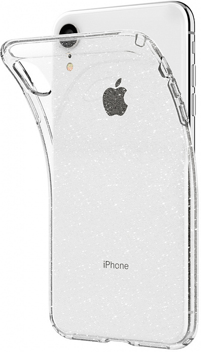 Купить Чехол Spigen Liquid Crystal Glitter (064CS24867) для iPhone XR (Crystal Quartz)