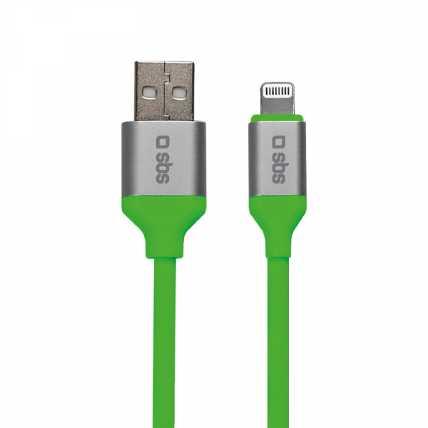 Купить Зарядный кабель USB-Lightning, green