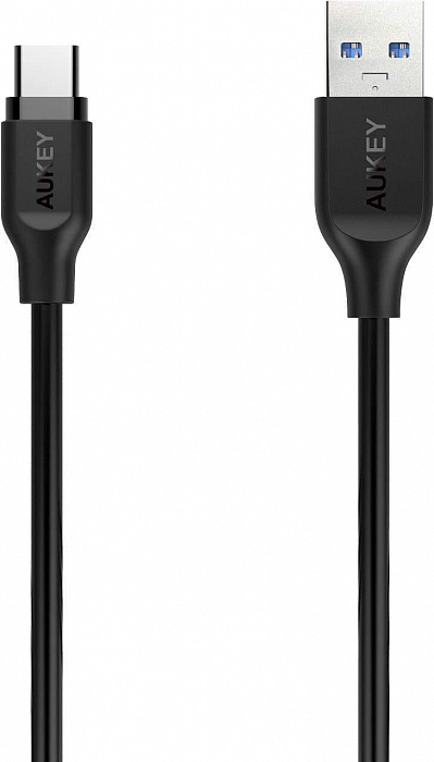 Купить Кабель AUKEY USB 3.0 USB-C to USB-A PVC Cable L 1m чёрный