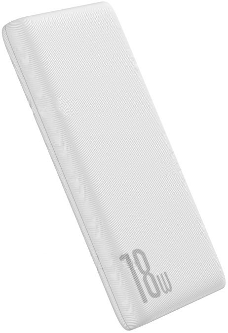 Купить Аккумулятор внешний BASEUS 10000mAh 18W PD+QC Quick Charge Portable Power Bank - White
