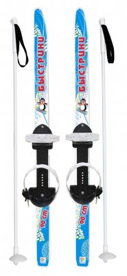 Купить Лыжи детские Детские лыжи Быстрики 90/90 см, в комплекте с палками