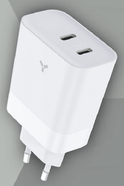 Купить Сетевое зарядное устройство Accesstyle Agate 40W2C White