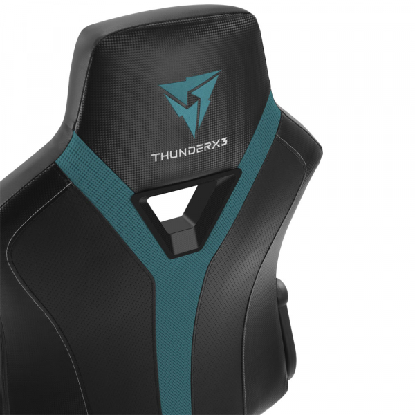 Купить Кресло компьютерное игровое ThunderX3 YC1 Black-Cyan (TX3-YC1BC)