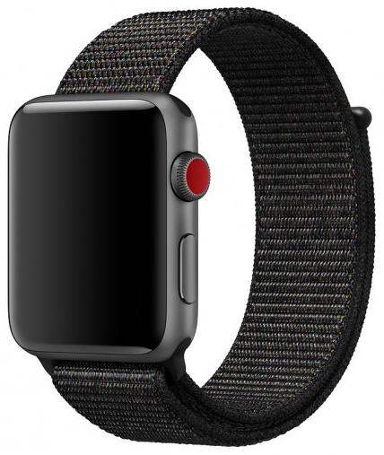 Купить Ремешок COTEetCI W17 Apple Watch Magic Tape Band 38MM/40MM Black