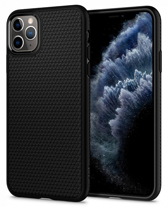Купить Чехол Spigen Liquid Air (075CS27134) для iPhone 11 Pro Max (Black)