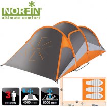 Купить Палатка Norfin HELIN 3 ALU NS (алюминиевые дуги)