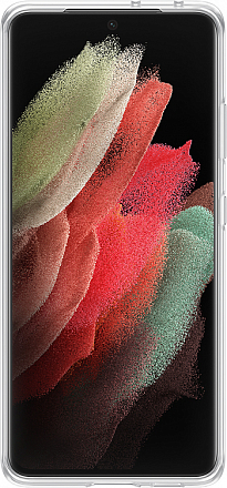 Купить Чехол-накладка Samsung Clear Cover для Galaxy S21 Ultra, прозрачный (EF-QG998TTEGRU)