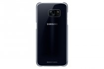 Купить Защитная панель Samsung EF-QG935CBEGRU Clear Cover для Galaxy S7 Edge черный/прозрачный