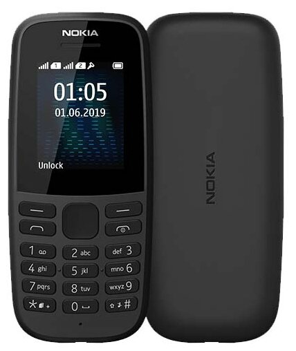 Купить Мобильный телефон Телефон Nokia 105 DS (2019) Black