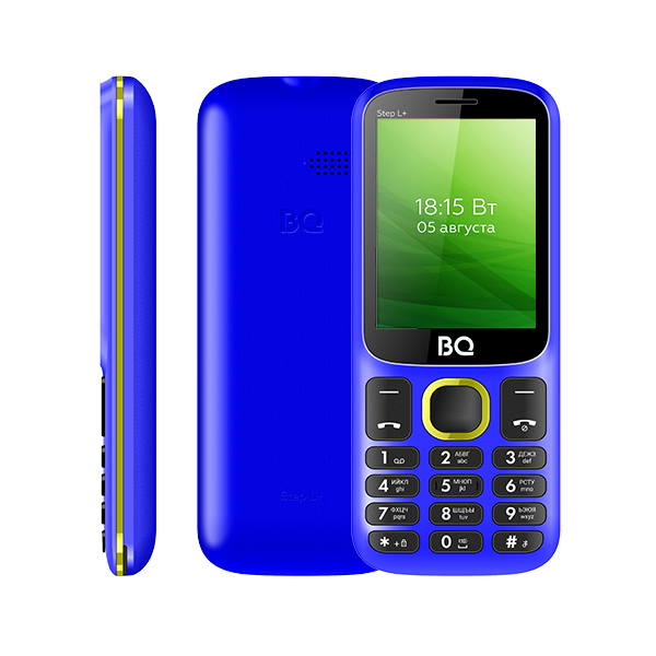 Купить Мобильный телефон BQ 2440 Step L+ Blue+Yellow