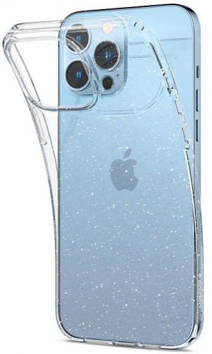 Чехол Spigen Liquid Crystal Glitter (ACS03198) для iPhone 13 Pro Max (Crystal Quartz)