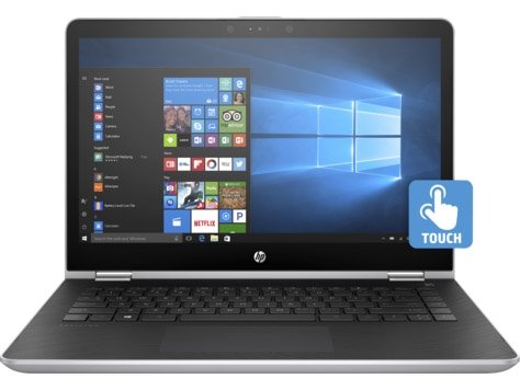 Купить Ноутбук HP x360 14-cd0018ur 4JV27EA Silver