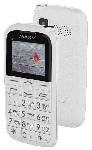 Купить Мобильный телефон MAXVI B7 White