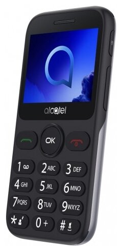 Купить Мобильный телефон Телефон Alcatel 2019G Black/Metallic Silver