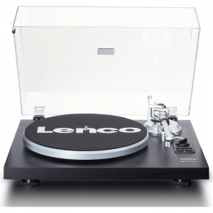 Виниловый проигрыватель Lenco LS-500BK c Bluetooth и комплект динамиков
