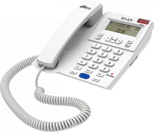 Купить Проводной телефон RITMIX RT-471 white