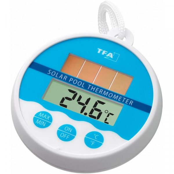 Купить Термометр цифровой Цифровой термометр для бассейна TFA 30.1041. с солнечной батареей