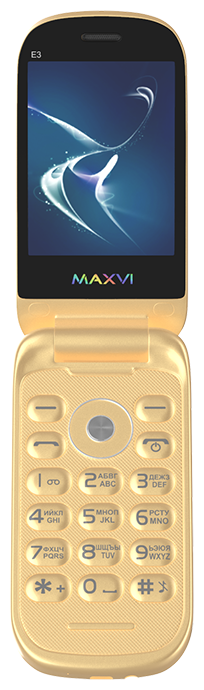 Купить Мобильный телефон Телефон MAXVI E3 Gold