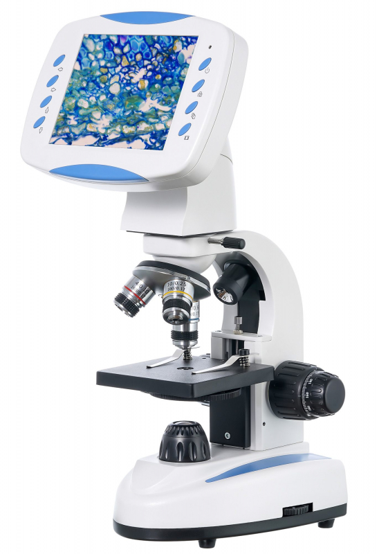 Купить Микроскоп цифровой Levenhuk D80L LCD, монокулярный
