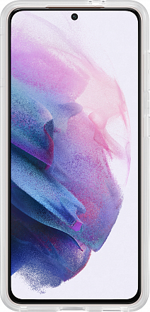 Купить Чехол-накладка Samsung Clear Standing Cover для Galaxy S21, прозрачный (EF-JG991CTEGRU)