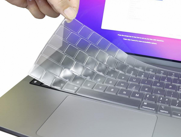 Купить Накладка на клавиатуру Wiwu Keyboard Protector для MacBook Pro 14''/16'' 2021 (US) (Clear)