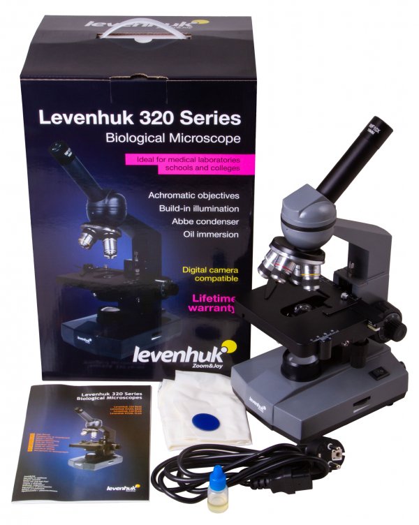 Купить Микроскоп Levenhuk 320 BASE монокулярный