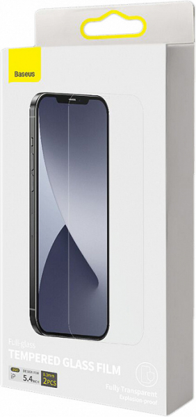 Купить Защитное стекло Baseus Full-glass Tempered 0.3mm (SGAPIPH54N-LS02) для iPhone 12 mini (Transparent)