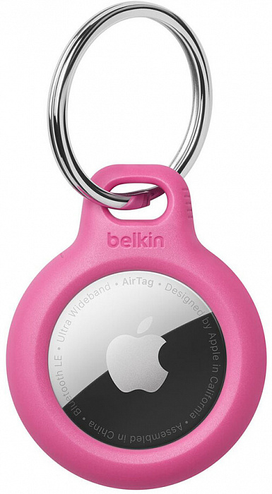 Купить Держатель с кольцом Belkin Secure Holder Key Ring (F8W973btPNK) для Apple AirTag (Pink) 1189586