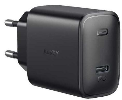 Купить Сетевое зарядное устройство Aukey Swift PD 20W USB-C PA-F1S (Black)