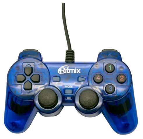 Купить Проводной геймпад RITMIX GP-006 Blue