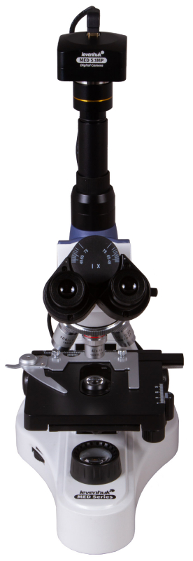 Купить Микроскоп цифровой Levenhuk MED D10T, тринокулярный