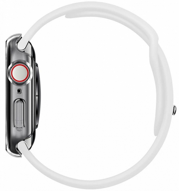 Купить Чехол Spigen Thin Fit (ACS02814) для Apple Watch Series SE/4/5/6 44 mm (Crystal Clear)